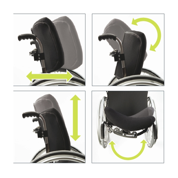 Dossier De Fauteuil Roulant Flexible Et Modulable